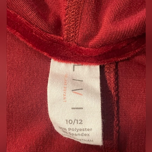 Lane Bryant LIVI Velour Zip-Front Hoodie Women's Size 10/12. - Picture 7 of 7